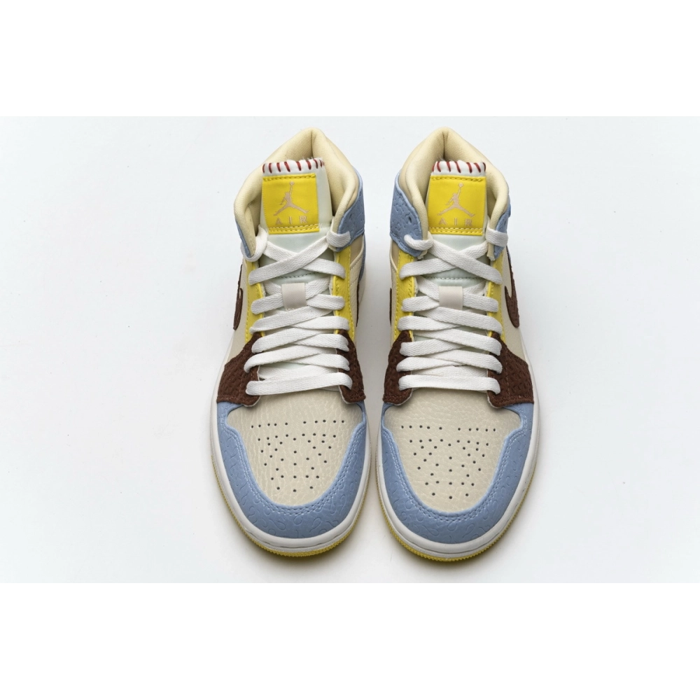 Air Jordan 1 Mid SE Fearless Maison Chateau Rouge CU2803-200