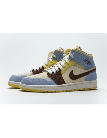 Air Jordan 1 Mid SE Fearless Maison Chateau Rouge CU2803-200