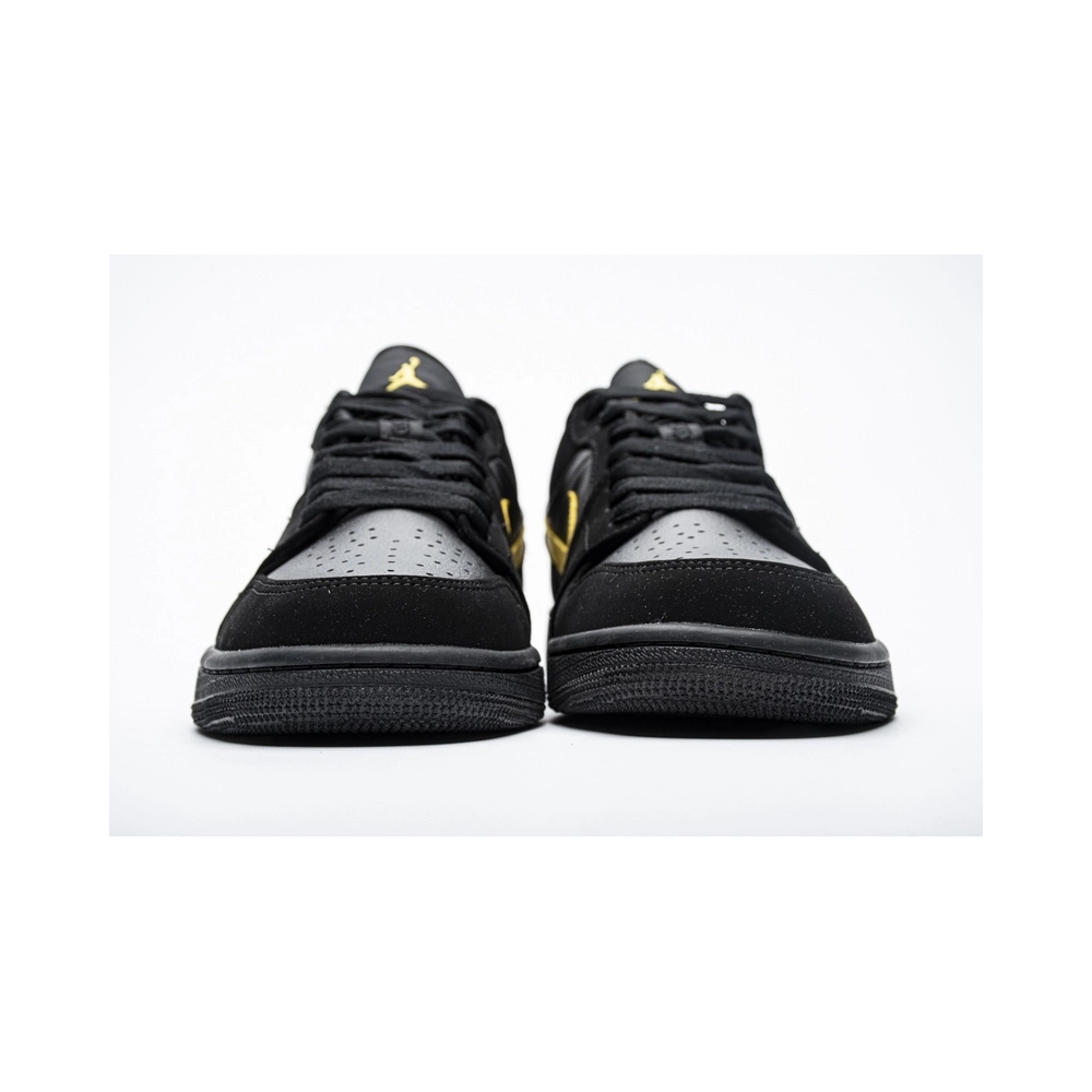 Air Jordan 1 Low Black Gold 553558-071