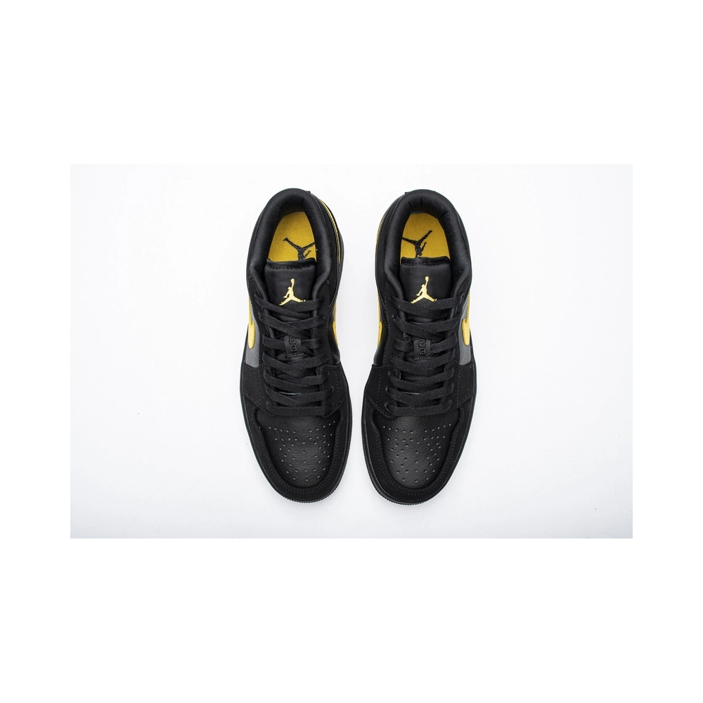 Air Jordan 1 Low Black Gold 553558-071