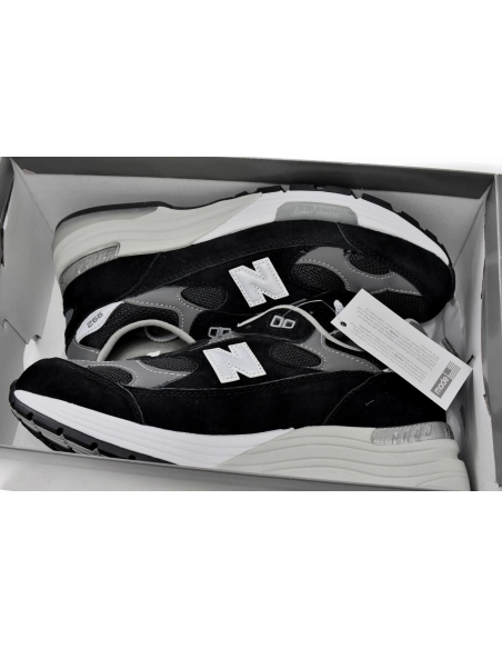 New Balance 992 Black Grey Suede M992EB