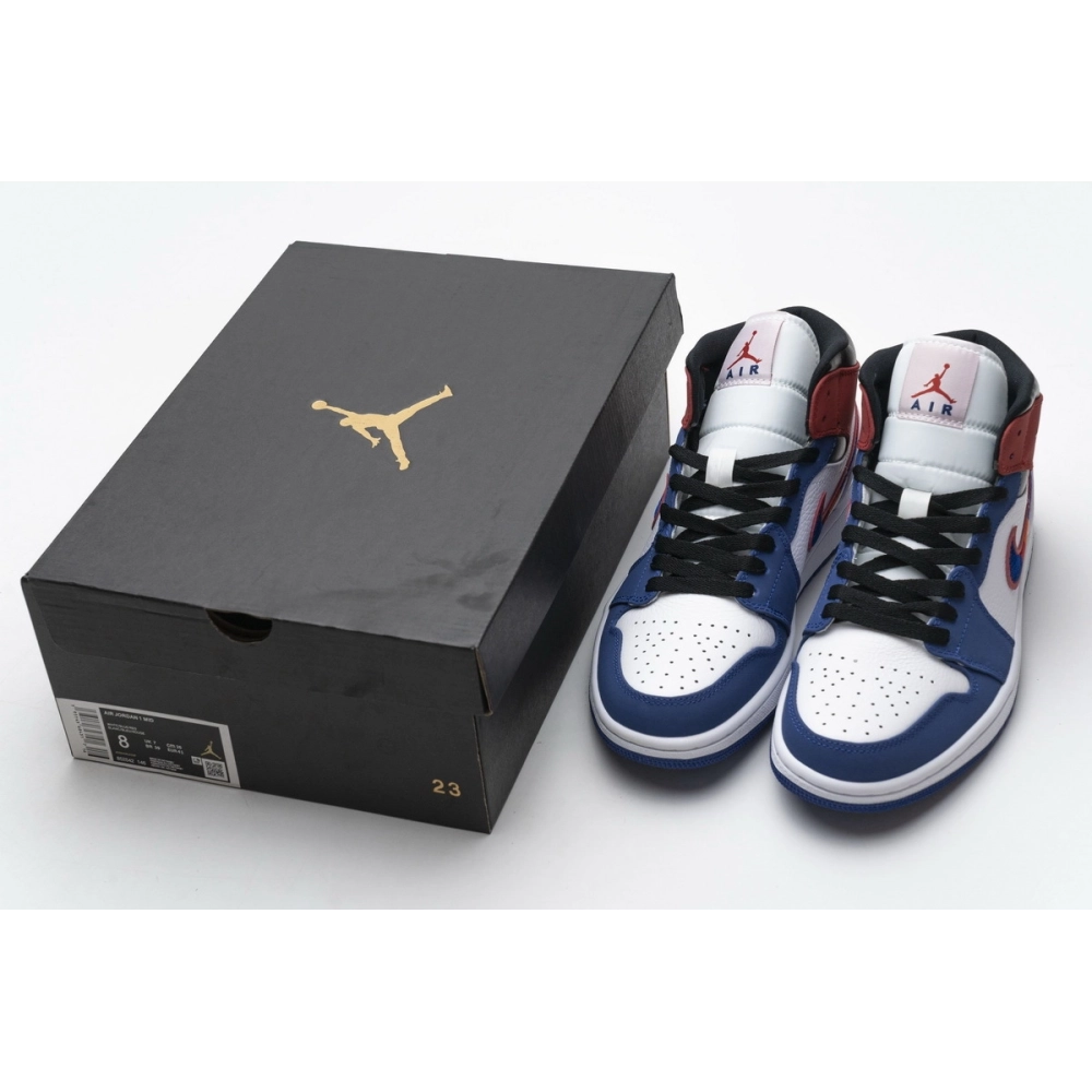 Air Jordan 1 Mid Multi-Color Swoosh 852542-146