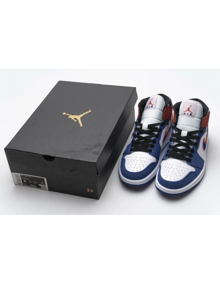 Air Jordan 1 Mid Multi-Color Swoosh 852542-146