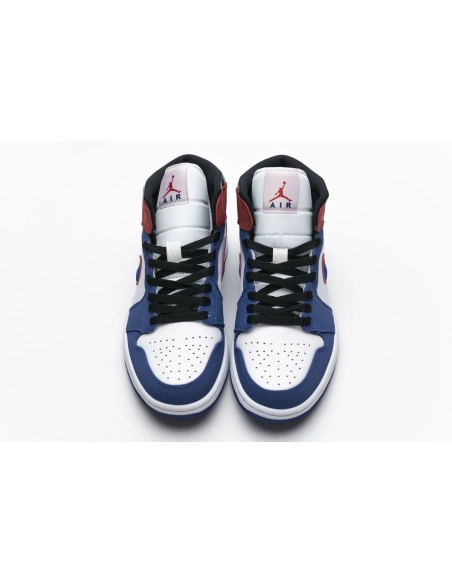 Air Jordan 1 Mid Multi-Color Swoosh 852542-146
