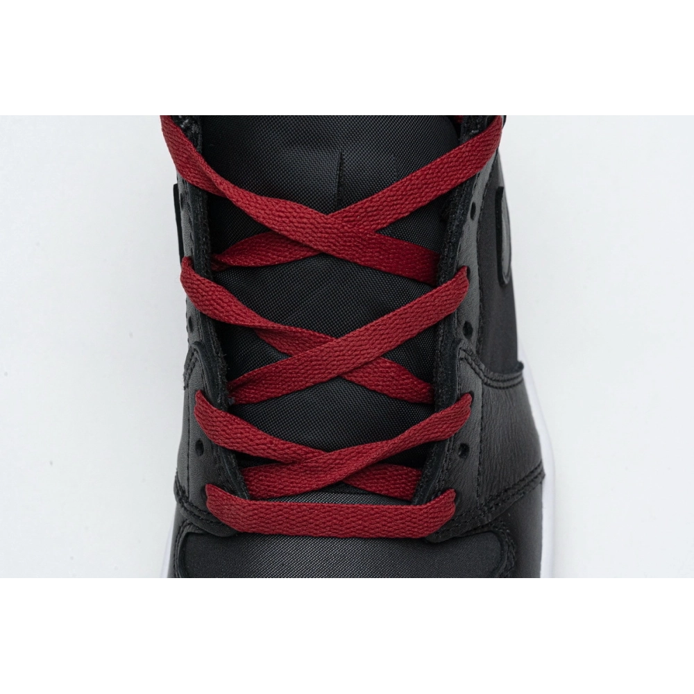 Air Jordan 1 Retro High Black Satin Gym Red 555088-060