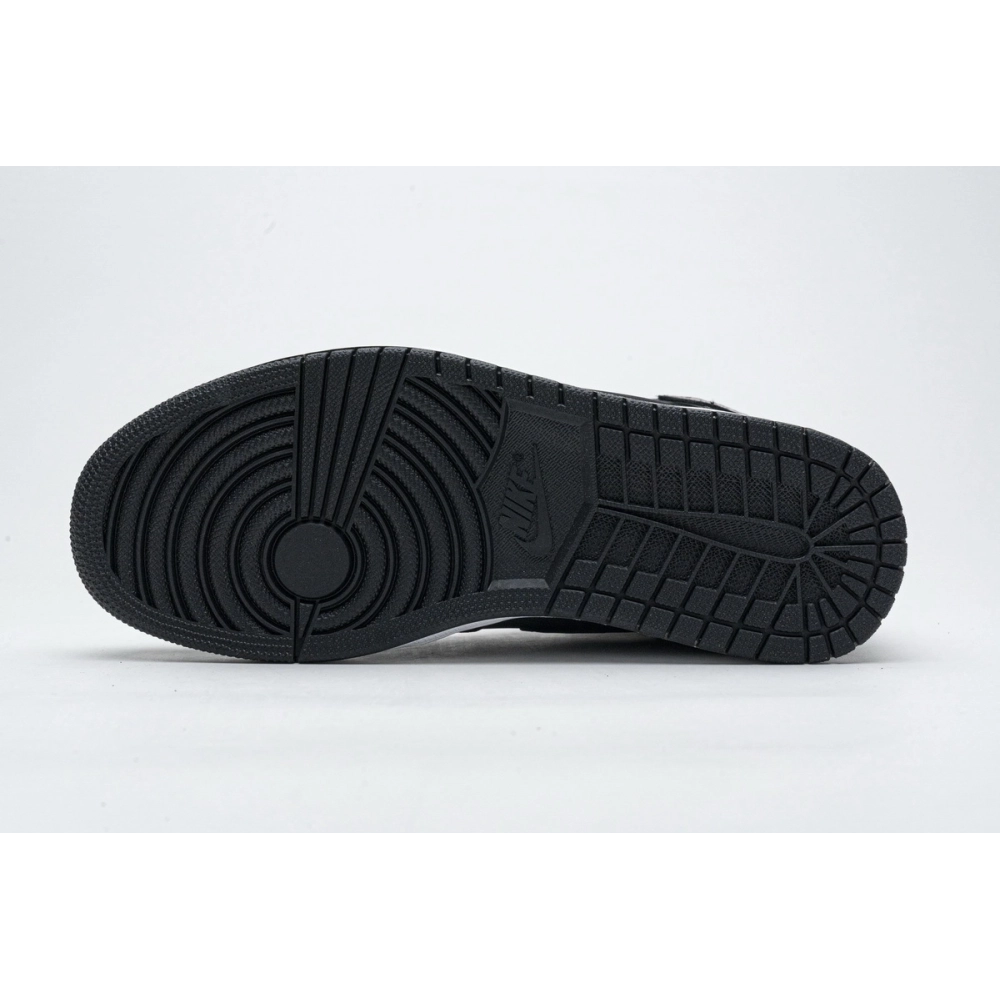 Air Jordan 1 Retro High Black Satin Gym Red 555088-060