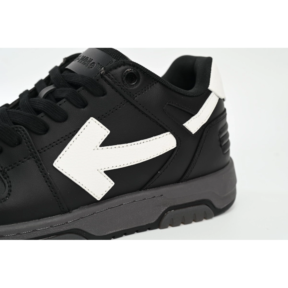 Off-White Out Of Office Black White OMIA189R21LEA0011001