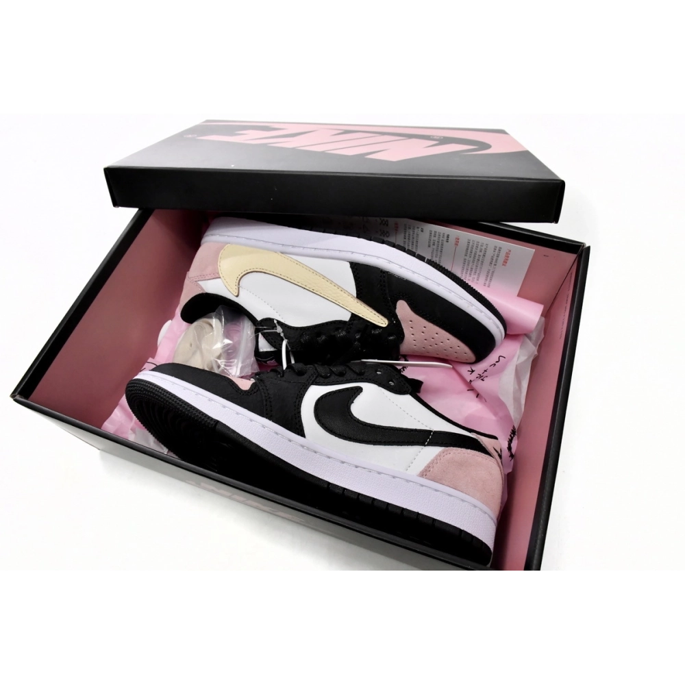 Travis Scott x Air Jordan 1 Low Black Red DM7866-066