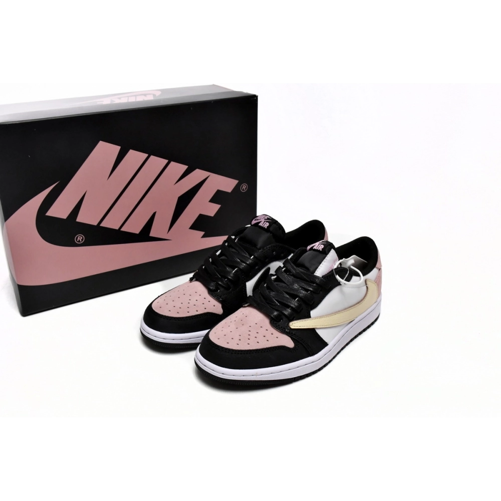 Travis Scott x Air Jordan 1 Low Black Red DM7866-066