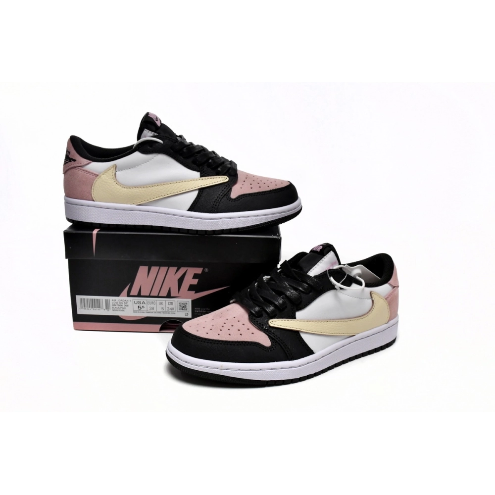 Travis Scott x Air Jordan 1 Low Black Red DM7866-066
