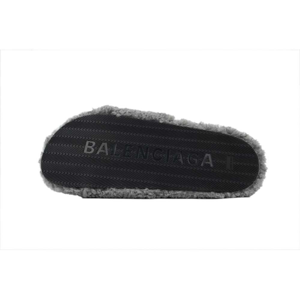 Balenciaga Furry Slide Grey 654261W2D011596