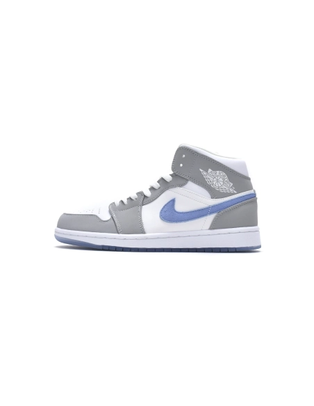 Air Jordan 1 Mid Wolf Grey Aluminum BQ6472-105