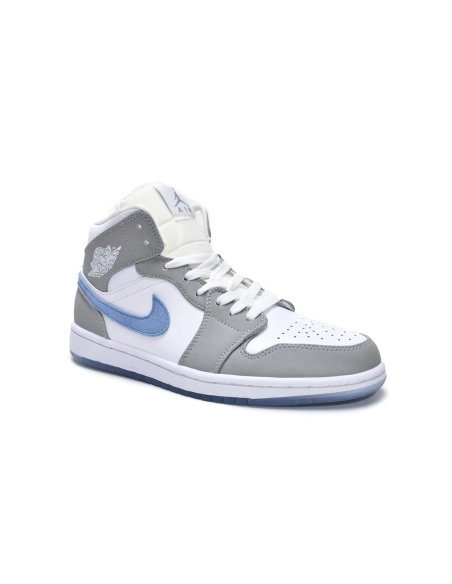 Air Jordan 1 Mid Wolf Grey Aluminum BQ6472-105