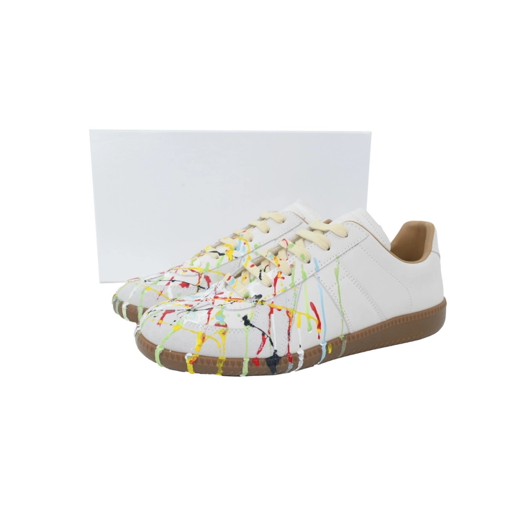 Maison Margiela White Paint Replica Sneakers POIZON240805818