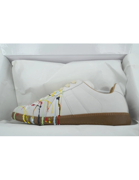 Maison Margiela White Paint Replica Sneakers POIZON240805818