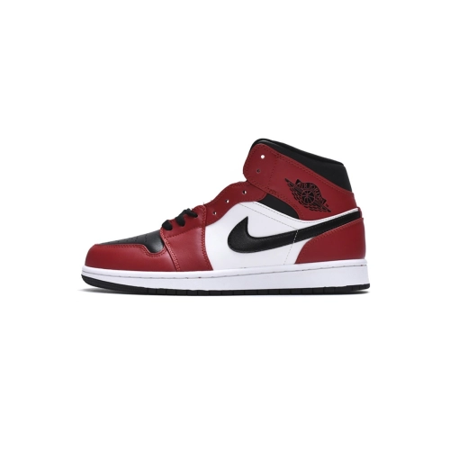 Air Jordan 1 Mid Chicago Black Toe 554725-069