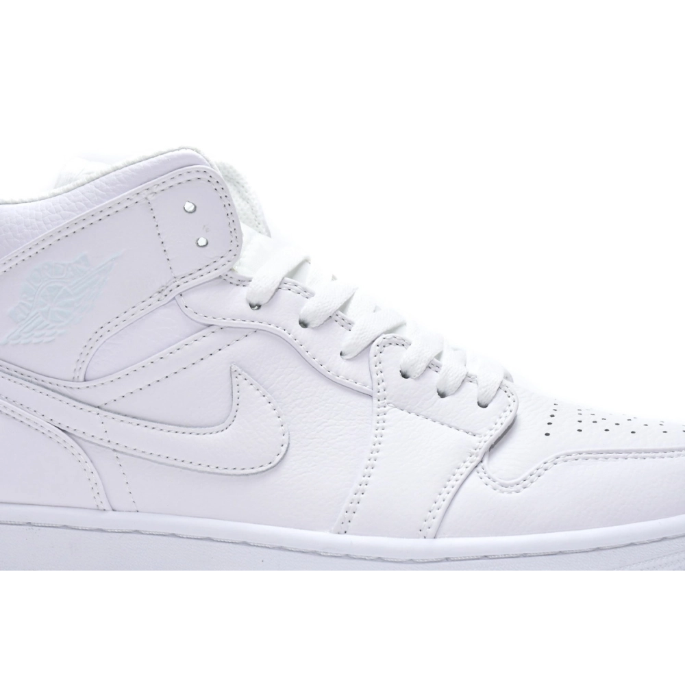 Air Jordan 1 Mid GS White 554725-109