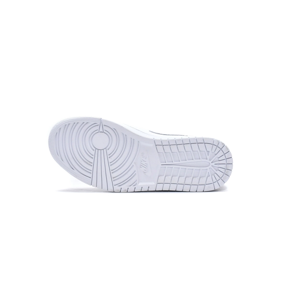Air Jordan 1 Mid GS White 554725-109