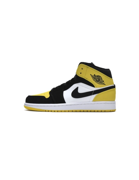 Air Jordan 1 Mid Yellow Toe Black 852542-071