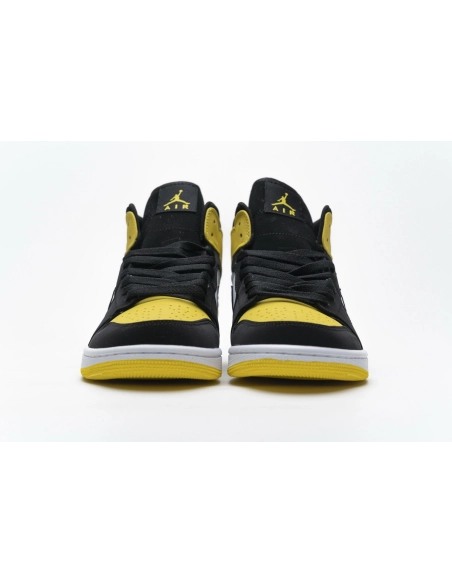 Air Jordan 1 Mid Yellow Toe Black 852542-071