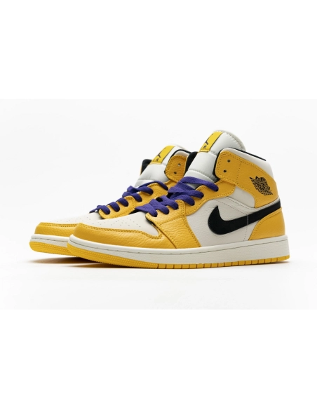 Air Jordan 1 Mid SE Lakers 852542-700