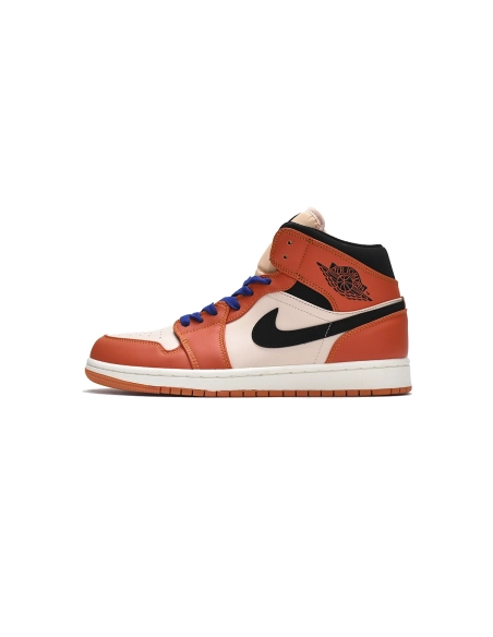 Air Jordan 1 Mid Team Orange Black 852542-800