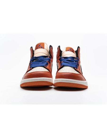 Air Jordan 1 Mid Team Orange Black 852542-800