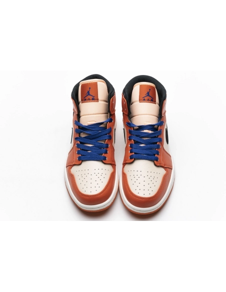 Air Jordan 1 Mid Team Orange Black 852542-800