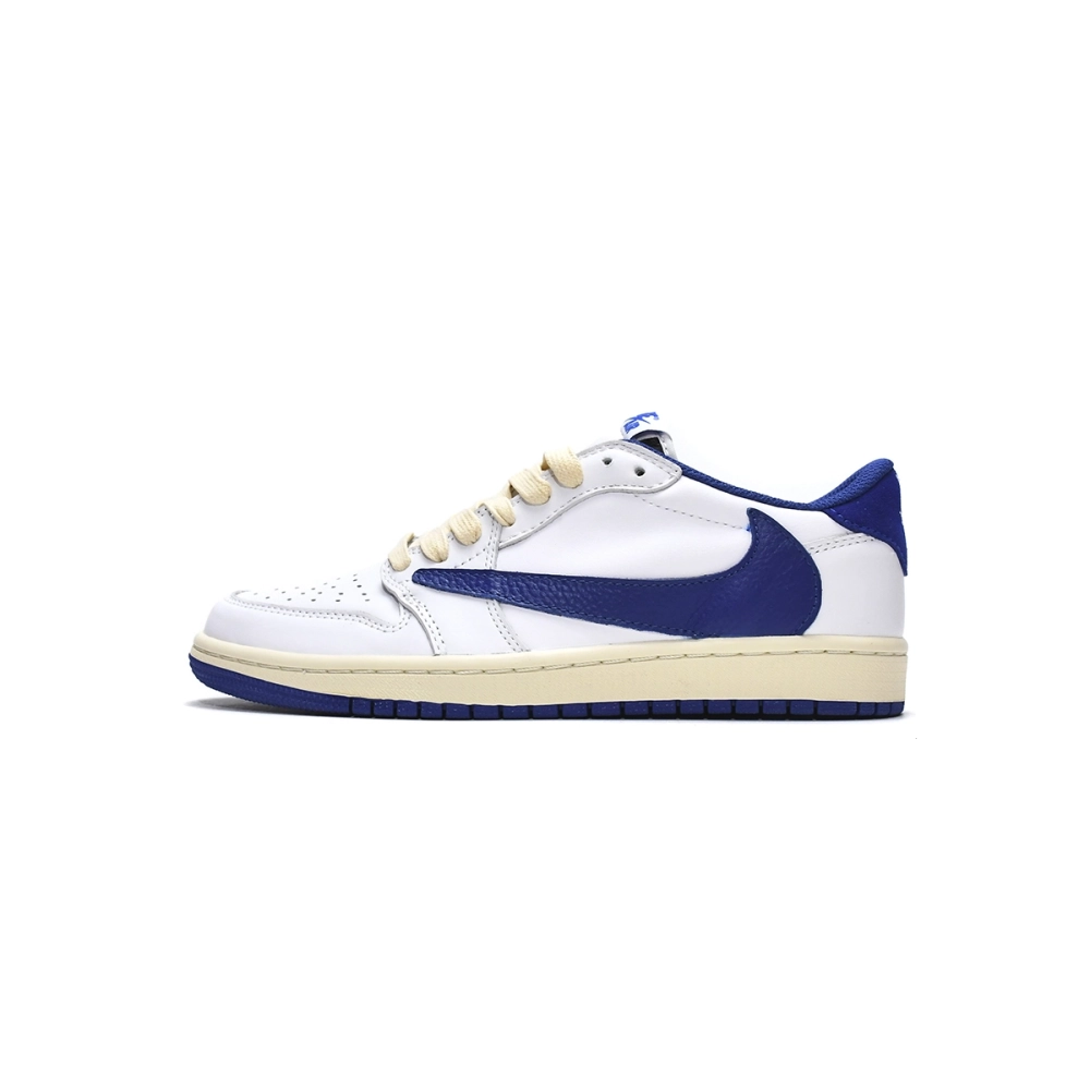 Travis Scott x Air Jordan 1 Low Blue Bottom Barb DM9868-218