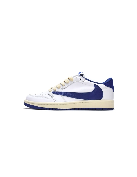 Travis Scott x Air Jordan 1 Low Blue Bottom Barb DM9868-218