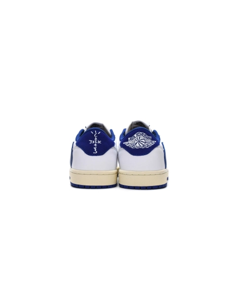 Travis Scott x Air Jordan 1 Low Blue Bottom Barb DM9868-218