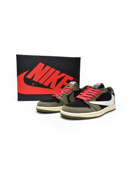 Air Jordan 1 Low Travis Scott x Dark Green CQ4277-200