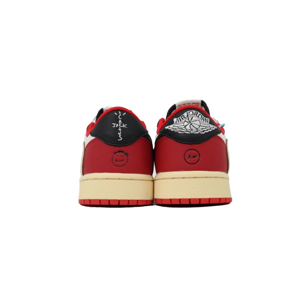 Travis Scott x Air Jordan 1 Low Black Red DM7866-166