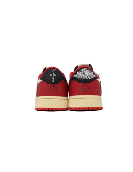 Travis Scott x Air Jordan 1 Low Black Red DM7866-166