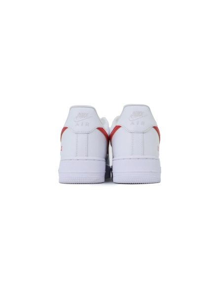 Nike Supreme x Air Force 1 LowBox Logo-Speed RedShanghai Exclusive CU9225-101