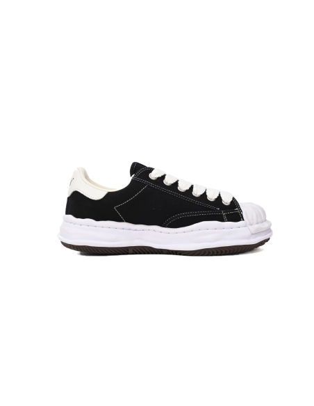 Mihara Yasuhiro Blakey OG Sole Canvas Low Black No Logo A06FW704 NO.703