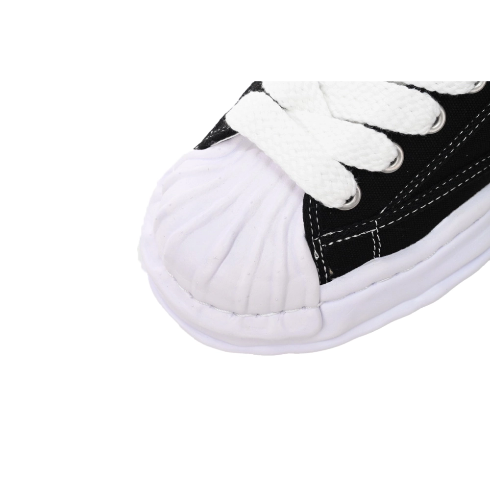 Mihara Yasuhiro Blakey OG Sole Canvas Low Black No Logo A06FW704 NO.703