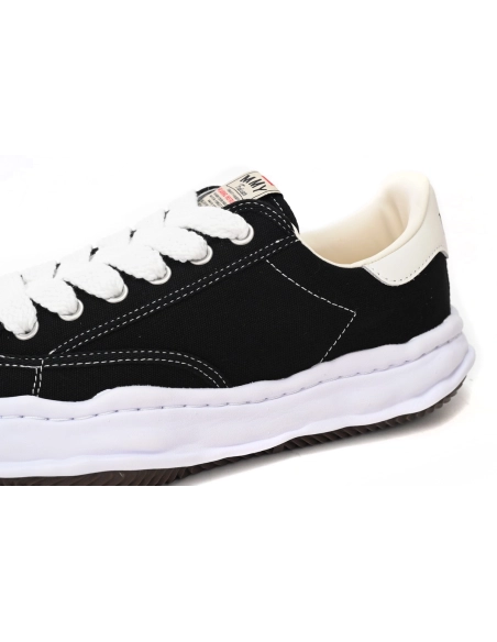 Mihara Yasuhiro Blakey OG Sole Canvas Low Black No Logo A06FW704 NO.703