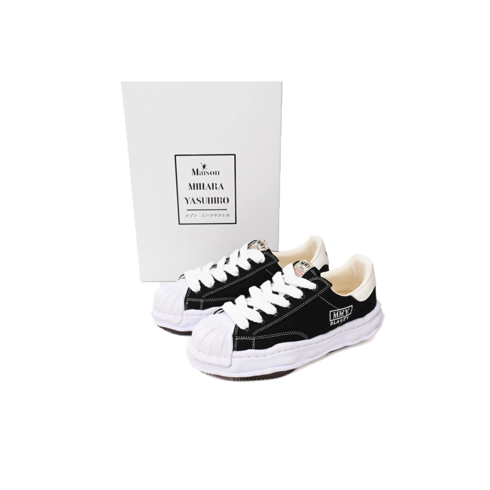 Mihara Yasuhiro Blakey OG Sole Canvas Low Black A08FW735 NO.762
