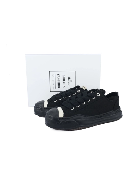 Mihara Yasuhiro Low-top Sneakers All Black A05FW702FW23 NO.786