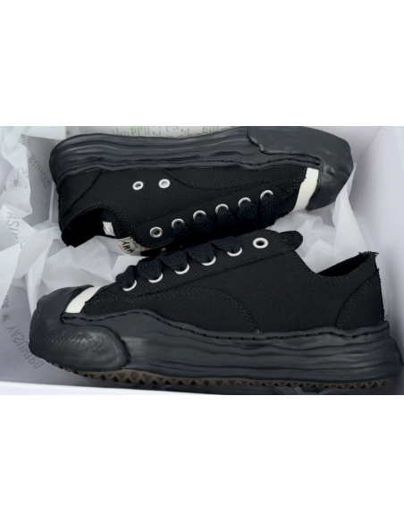Mihara Yasuhiro Low-top Sneakers All Black A05FW702FW23 NO.786