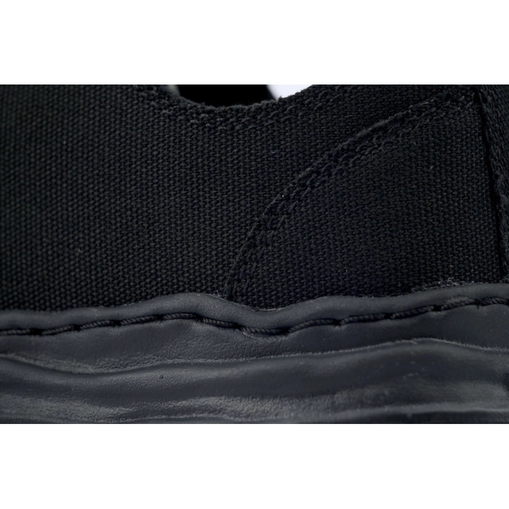 Mihara Yasuhiro Low-top Sneakers All Black A05FW702FW23 NO.786