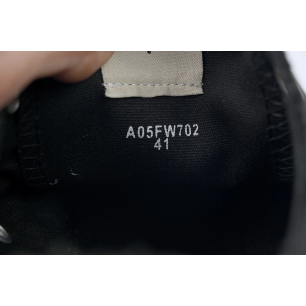 Mihara Yasuhiro Low-top Sneakers All Black A05FW702FW23 NO.786