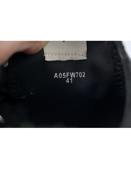 Mihara Yasuhiro Low-top Sneakers All Black A05FW702FW23 NO.786