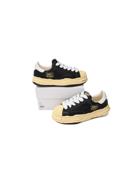 Mihara Yasuhiro Peterson OG Sole Canvas Low Black Gold White Tail A09FW731 NO.787