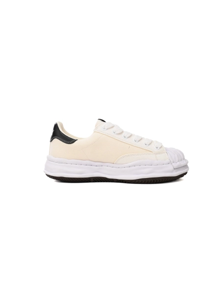 Maison Mihara Yasuhiro Blakey OG Sole Canvas Low All White Black Tail A08FW735 NO.763