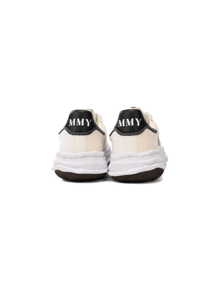 Maison Mihara Yasuhiro Blakey OG Sole Canvas Low All White Black Tail A08FW735 NO.763