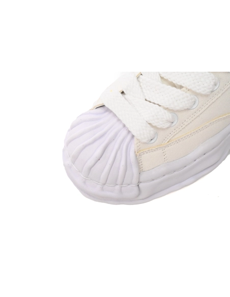 Maison Mihara Yasuhiro Blakey OG Sole Canvas Low All White Black Tail A08FW735 NO.763