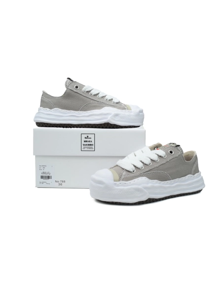 Mihara Yasuhiro Peterson OG Sole Canvas Low Grey A05FW702 NO.788