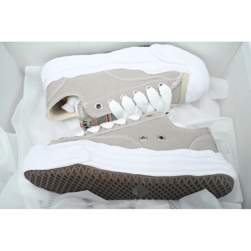 Mihara Yasuhiro Peterson OG Sole Canvas Low Grey A05FW702 NO.788